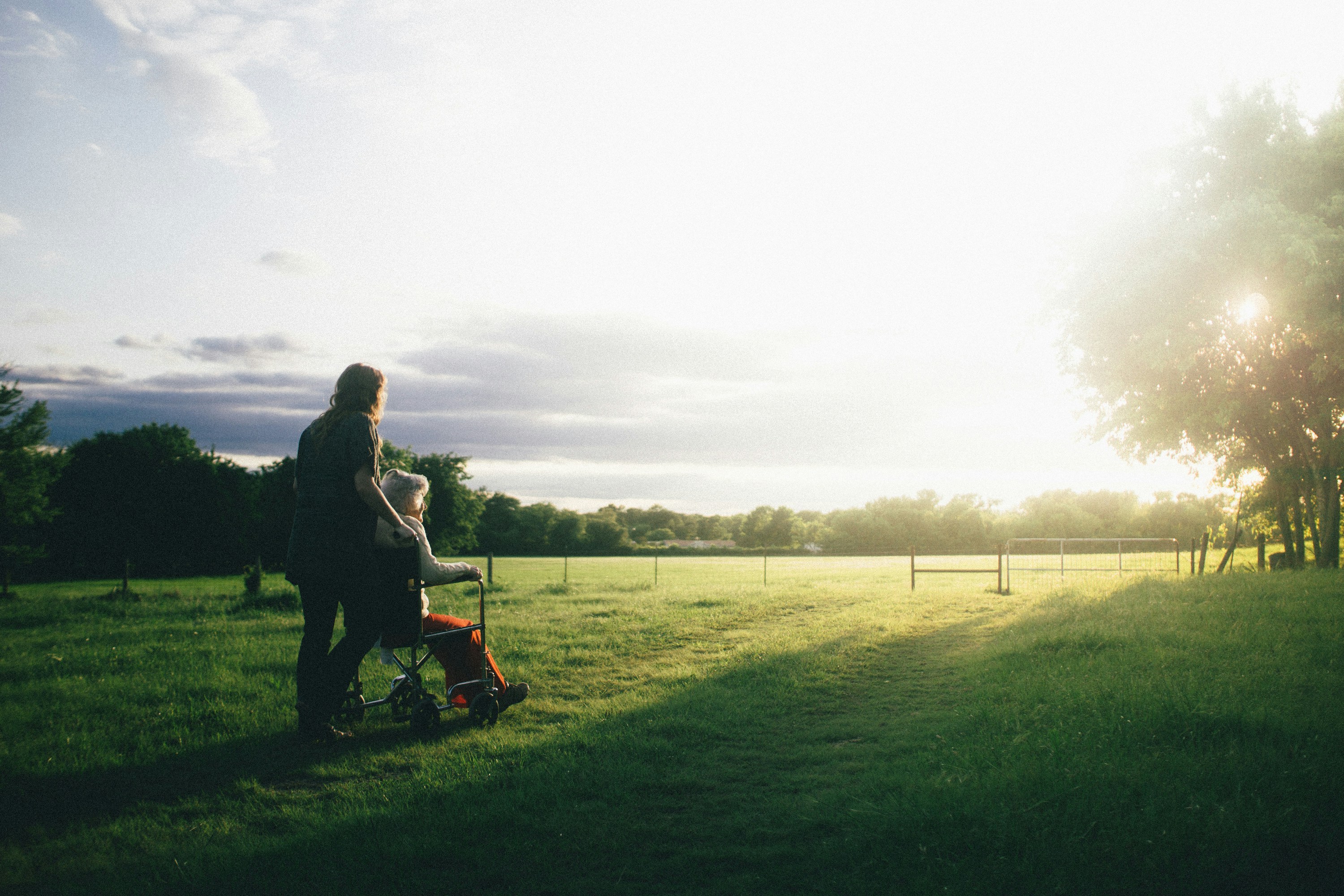 Friendly companionship care for an older adult